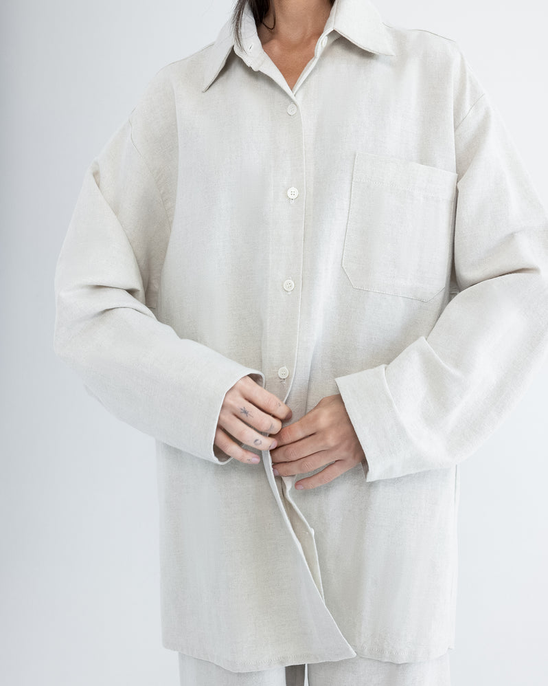 Button Down in Natural