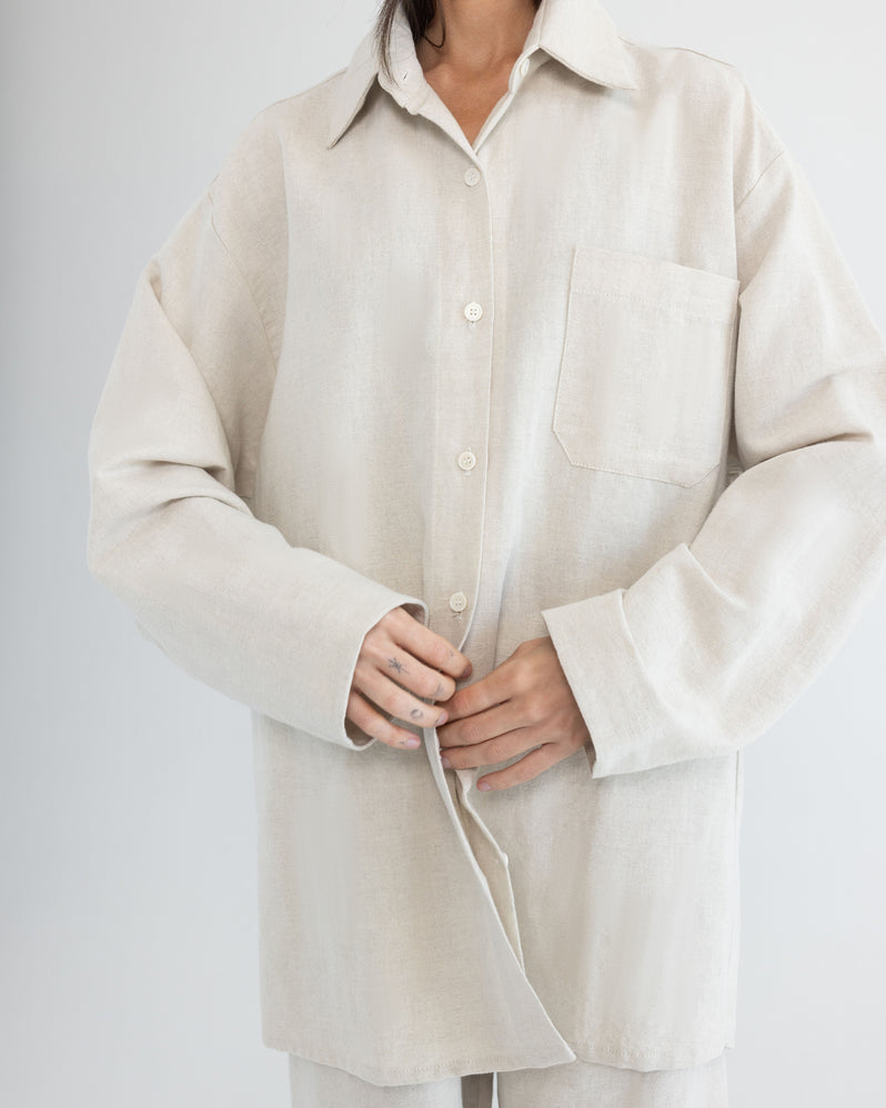 Button Down in Natural