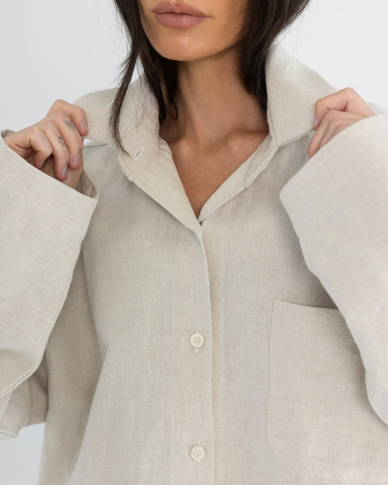 Button Down in Natural